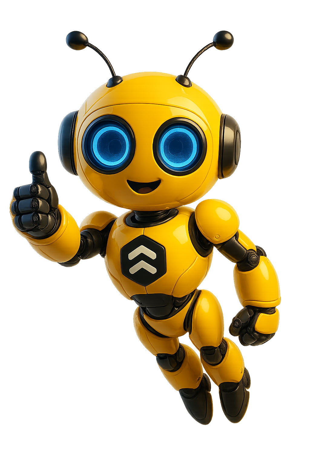 Bizi the Superhero Bee - Beezoid Mascot